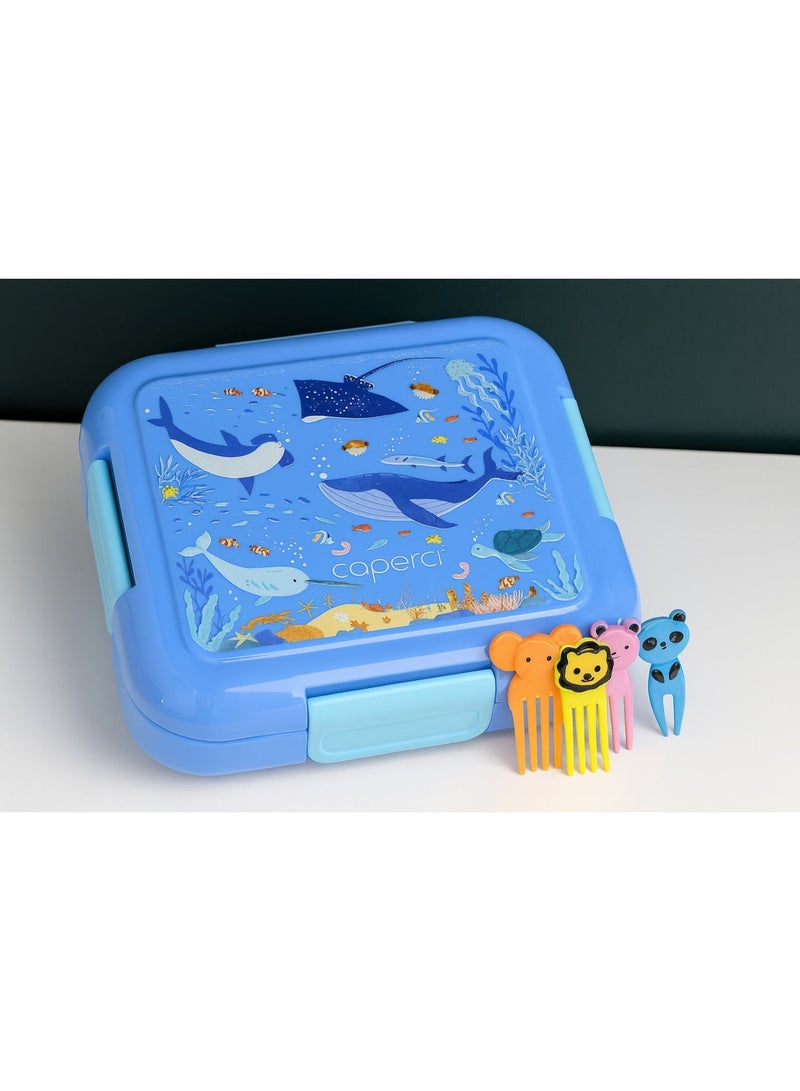 Caperci Leakproof Bento  Lunch  Box – Premium 4-Compartment Lunch Organizer – Eco-Friendly & Portion-Controlled Meal Container for School, Office, and Travel - Image 2